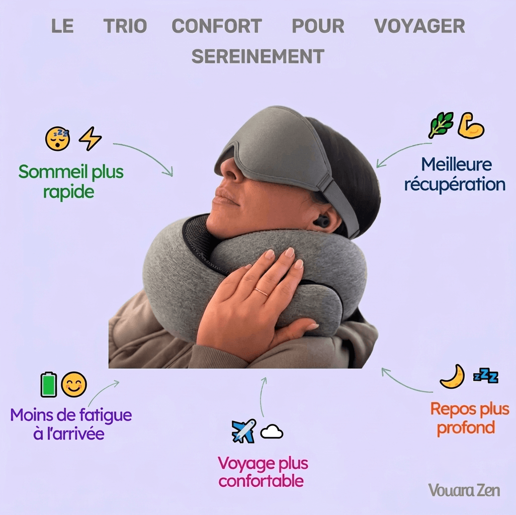 Vouara Zen™ | Kit Sommeil Voyage